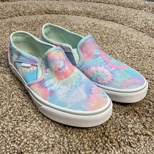 Multicolor Tie dye Vans